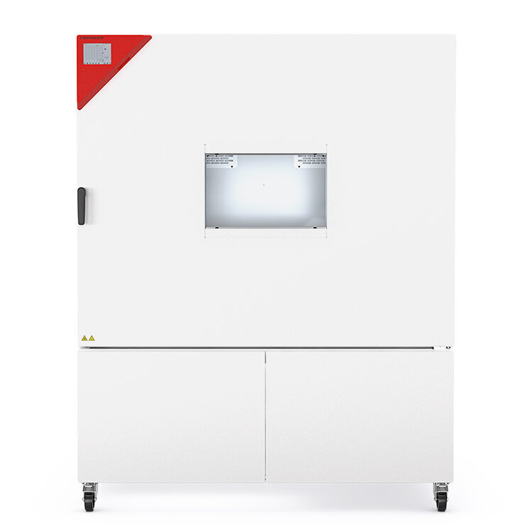 Chambre d'essais climatique MK1020 avec porte fermée sur fond blanc.